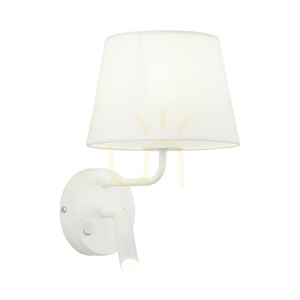 Aplică de perete Maja White 1 Xe27 / 1 Xg9 small 5