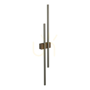 Aplică de perete Flash New Brown Wood cu 2 LED-uri small 4