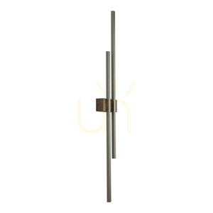 Aplică de perete Flash New Brown Wood cu 2 LED-uri small 5