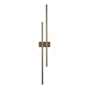Aplică de perete Flash New Brown Wood cu 2 LED-uri small 9