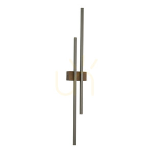 Aplică de perete Flash New Brown Wood cu 2 LED-uri small 0