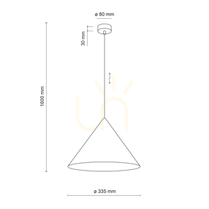 Lampa suspendată Cono L Navy 1 Xe27 small 8