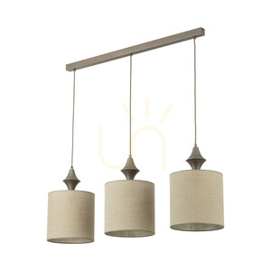 Lampa suspendată Amura New Brown, 3 x E27 small 0
