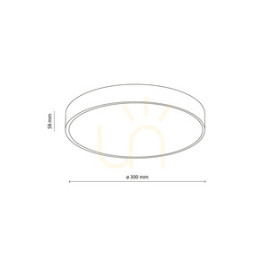 Lampă de tavan LED Velis White 24 W, IP54 small 10