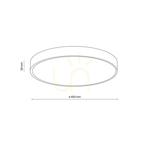 Lampă de tavan LED Velis White, 30 W, IP54 small 10