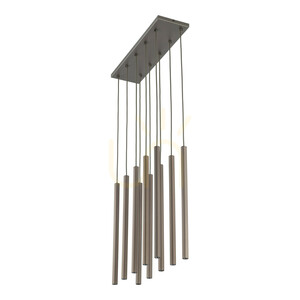 Lampa suspendată Ferro New Brown, bandă cu 10 becuri Xg9 small 5
