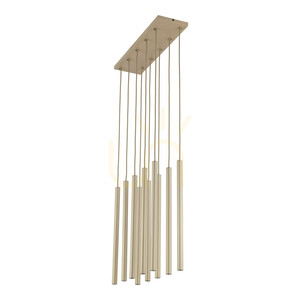 Lampa suspendată Ferro Sabia Champagne, cu 10 prize XG9 small 10