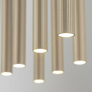 Lampa suspendată Ferro Sabia Champagne, cu 10 prize XG9 small 6