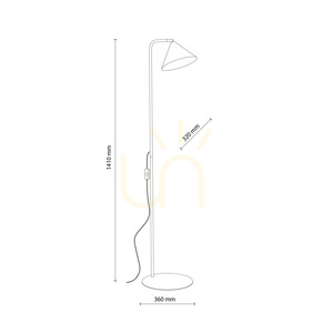 Lampa de podea Cono Sabia 1 Xe14 small 8