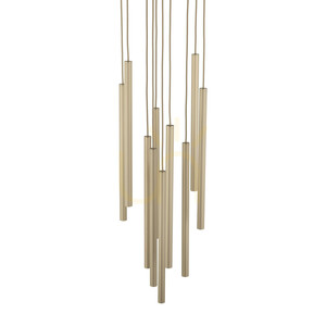 Lampa suspendată Ferro Sabia Champagne, 10 Xg9 Circle small 6