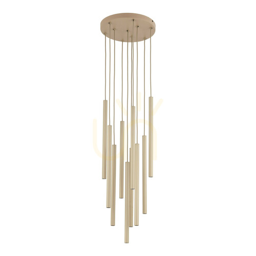 Verifica Lampa suspendată Ferro Sabia Champagne, 10 Xg9 Circle