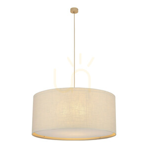 Lampa suspendată Largo Linen, 3 x E27 small 5