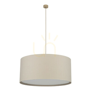 Lampa suspendată Largo Linen, 3 x E27 small 0