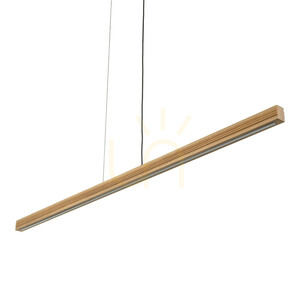 Lampa suspendată Viga Wood cu LED, din lemn de pin antic periat small 7