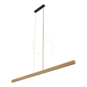 Lampa suspendată Viga Wood cu LED, din lemn de pin antic periat small 0