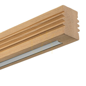 Lampa de tavan Viga Wood LED din lemn de pin periat, cu aspect patinat small 4