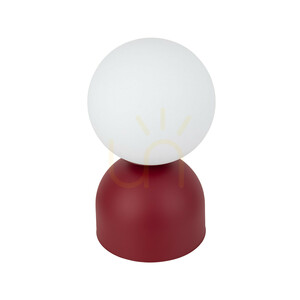Lampa de veghe Miki Burgund, model mare, 1 Xe27 small 6