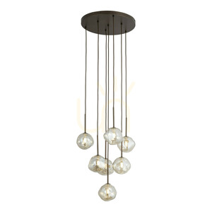 Lampă suspendată Lava Brown 7 Xg9 small 8