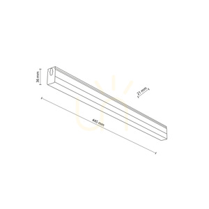Panou LED drept pentru structură tip fagure, 7 W small 1