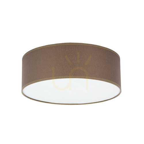 Verifica Lampa de tavan Rondo, 4 becuri, maro, 450