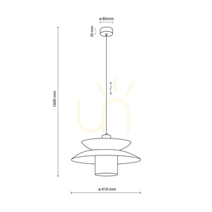 Lampa suspendată Verado White 1 small 7