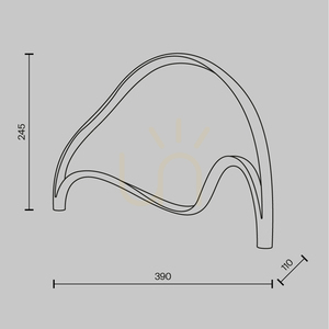 Lampă de masă PLONS MOD283TL-L12BS3K Maytoni alamă 39 cm LED 12 W 760 lm 3000 K small 7