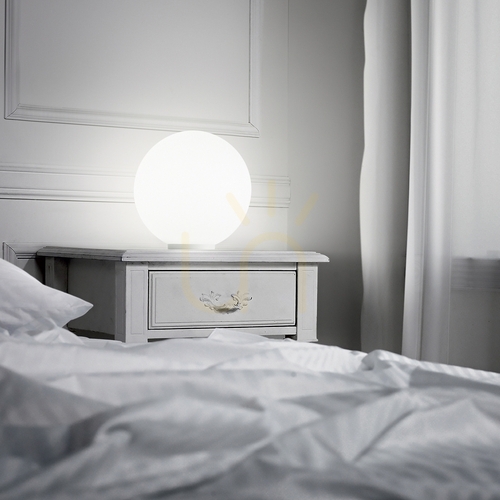 Verifica Lampă de masă Ideallux MAPA albă din metal și sticlă G9 D10 310817