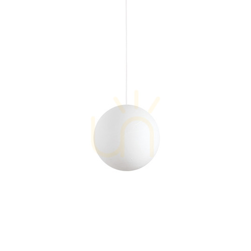 Verifica Lampă suspendată Ideallux CARTA SP1 D30 albă E27 30 cm 226026