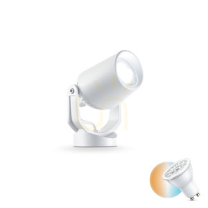 Ideallux ELIO 120218 alb GU10 IP66 12,5 cm reflector de grădină drive-in small 0