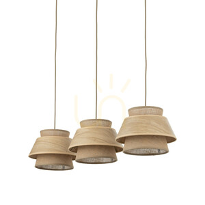 Lampa suspendată Kalum Wood 3 Xe27 small 5