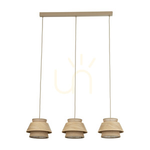 Lampa suspendată Kalum Wood 3 Xe27 small 8
