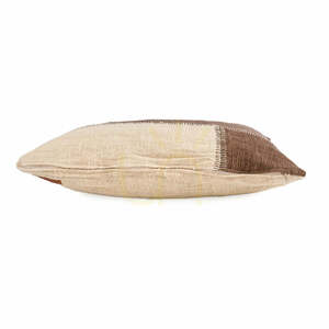 Husă de pernă BAZAR BIZAR Cocoa Patchwork din bumbac maro natural 50 × 70 cm small 6
