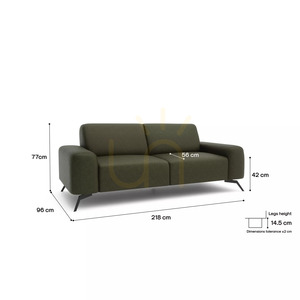 Canapea SOHO cu două locuri – Canapea Green City small 4