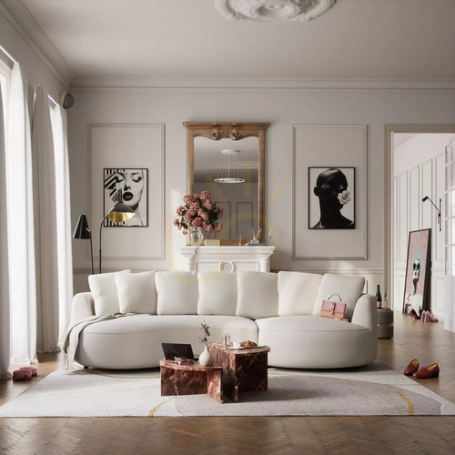 Verifica Canapea de colț BELLEVILLE cu 4 locuri – Cream City Sofa