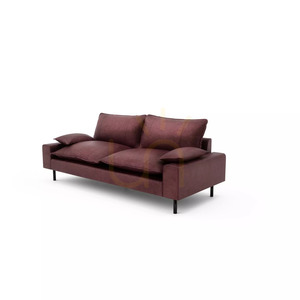 Canapea cu două locuri AVENTINE – Canapea Burgundy City small 3