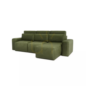 Canapea extensibilă de colț universală JORDAAN – culoare kaki, de la City Sofa small 3