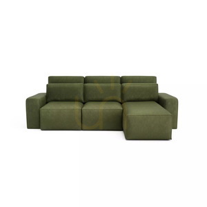 Canapea extensibilă de colț universală JORDAAN – culoare kaki, de la City Sofa small 0