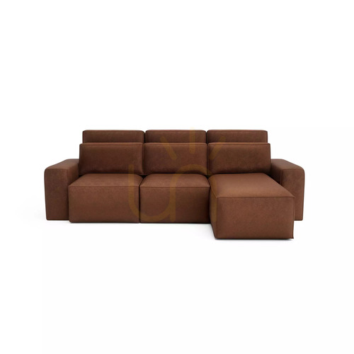 Verifica Canapea extensibilă de colț JORDAAN Universal – Roșu cărămidă, City Sofa