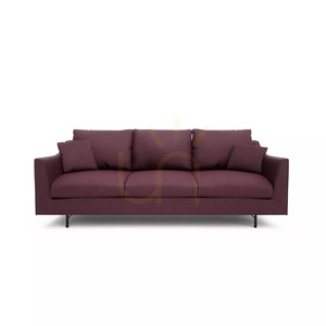 Canapea cu trei locuri ALFAMA – Canapea Burgundy City small 0