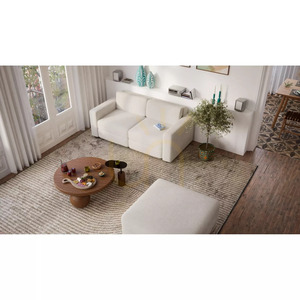 Canapea modulară cu două locuri GRACIA – Canapea City crem-bej small 5