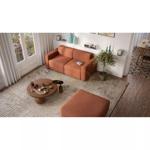 Canapea modulară cu două locuri GRACIA – culoare teracotă de la City Sofa small 5