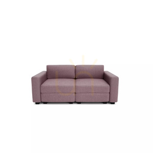 Canapea modulară cu două locuri GRACIA – Roz discret, City Sofa small 0