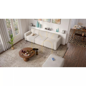 Canapea modulară GRACIA cu 3 locuri – Canapea City crem-bej small 5