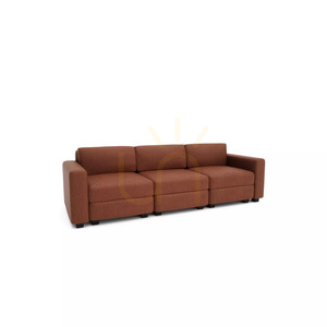 Canapea modulară GRACIA cu 3 locuri – culoare teracotă de la City Sofa small 2