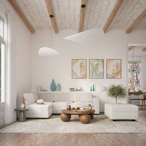 Canapea modulară de colț GRACIA cu 4 locuri – Canapea City crem-bej small 1