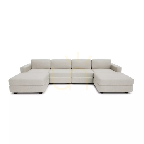 Verifica Canapea modulară GRACIA – în formă de U, 180 x 320 x 180 cm – Canapea City crem-bej