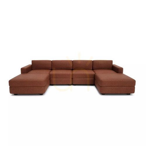 Verifica Canapea modulară GRACIA – în formă de U, 180 x 320 x 180 cm – culoare teracotă, de la City Sofa
