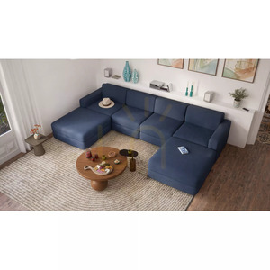 Canapea modulară GRACIA – în formă de U, 180 x 320 x 180 cm – Canapea „Dark Blue City” small 5