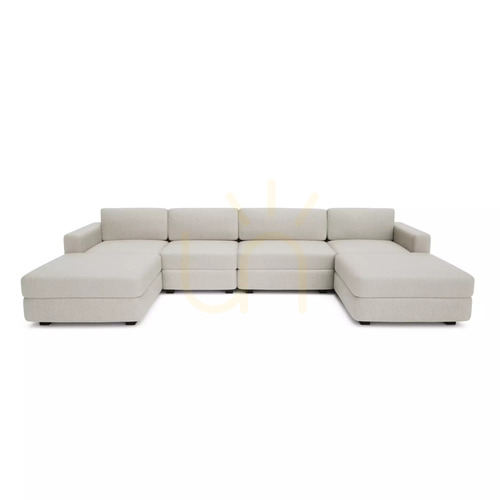 Verifica Canapea modulară GRACIA – în formă de U, 180 x 340 x 180 cm – Canapea City crem-bej