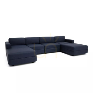 Canapea modulară GRACIA – în formă de U, 180 x 340 x 180 cm – Canapea „Dark Blue City” small 2